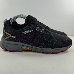 ASICS Gel-Venture 7 Womens Running Shoes Black Berry 1012A476 Size 8